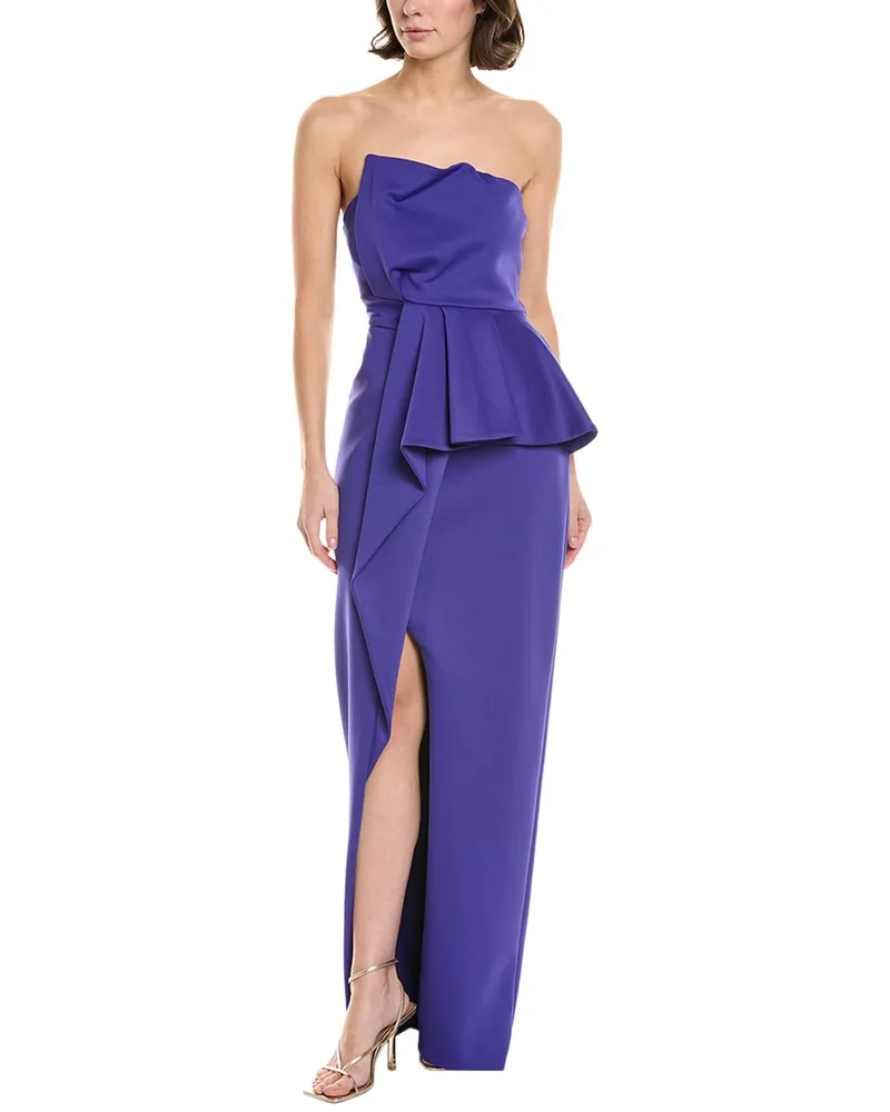 Black Halo Jonas Gown Purple