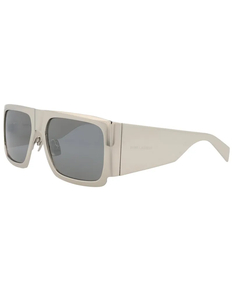 Saint Laurent Unisex SL635 58mm Sunglasses Silver