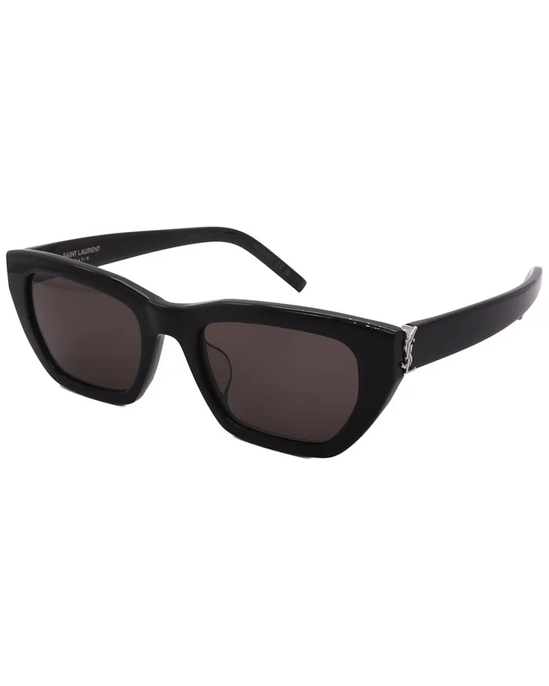 Saint Laurent Women's SLM127/F 53mm Sunglasses Black