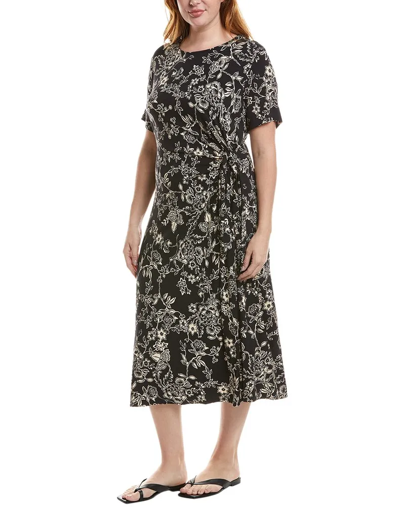 Johnny Was Plus The Janie Favorite Side Tie Knit Dress Nocolor