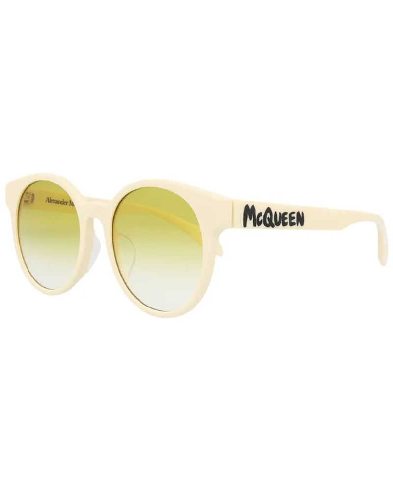 Alexander McQueen Women's AM0349SA 55mm Sunglasses White