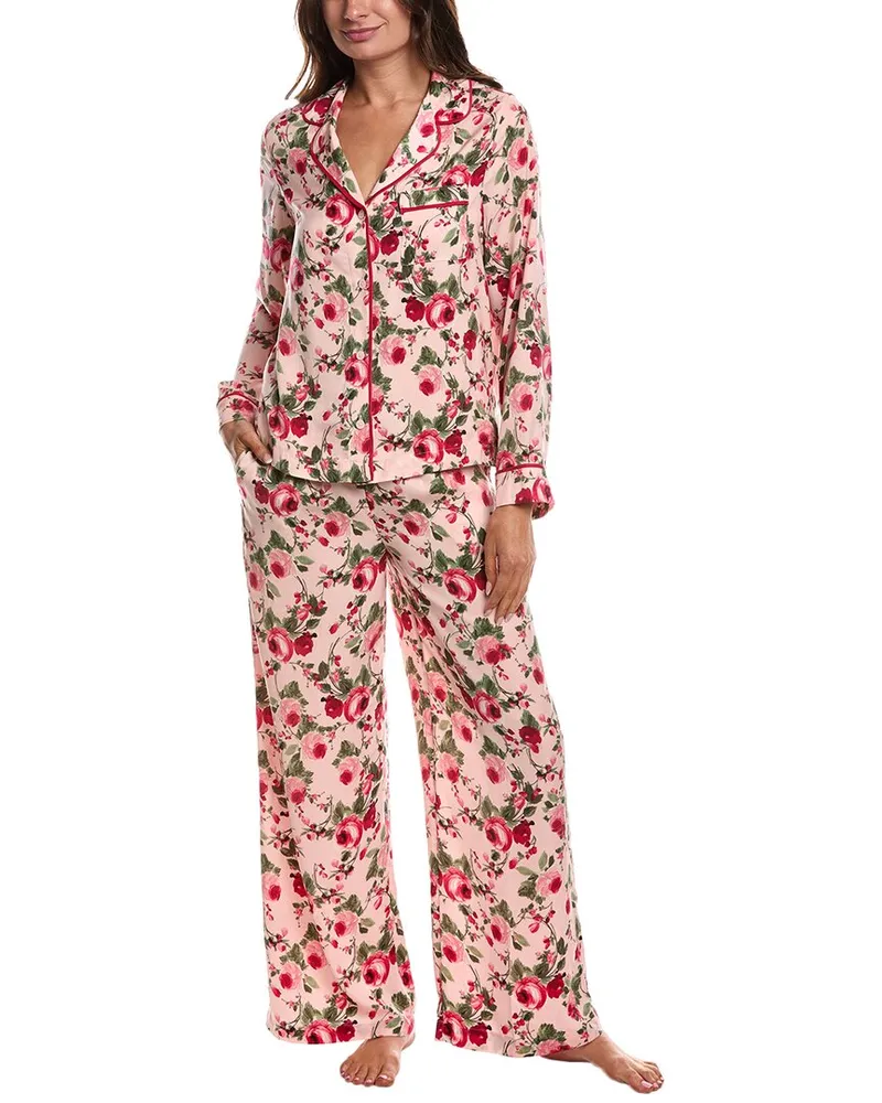SANCTUARY 2pc Top & Pant Pajama Sleep Set Pink
