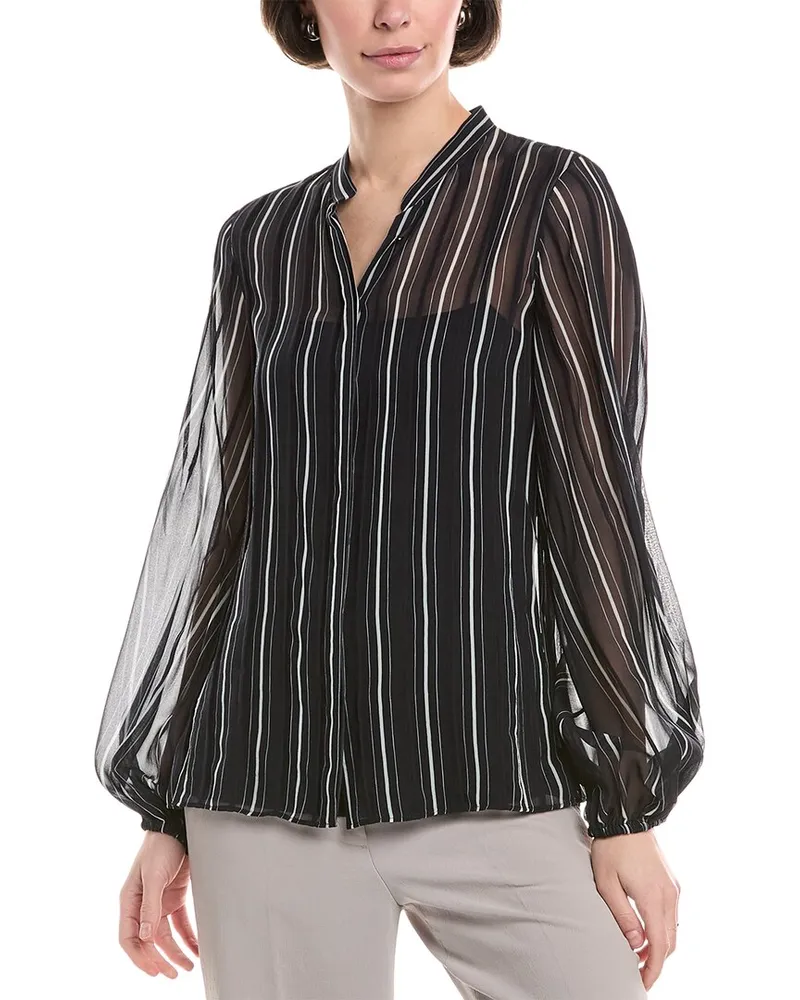 Akris Silk Blouse Blue