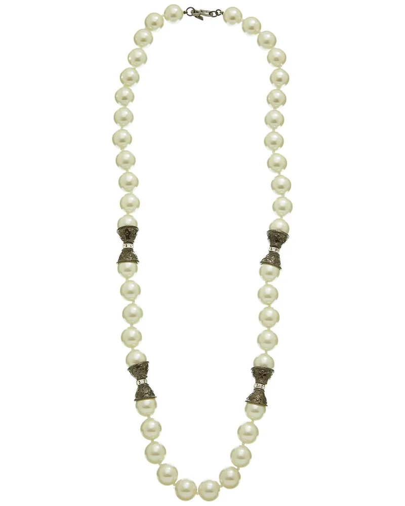 Kenneth Jay Lane Pearl Strand Necklace Nocolor