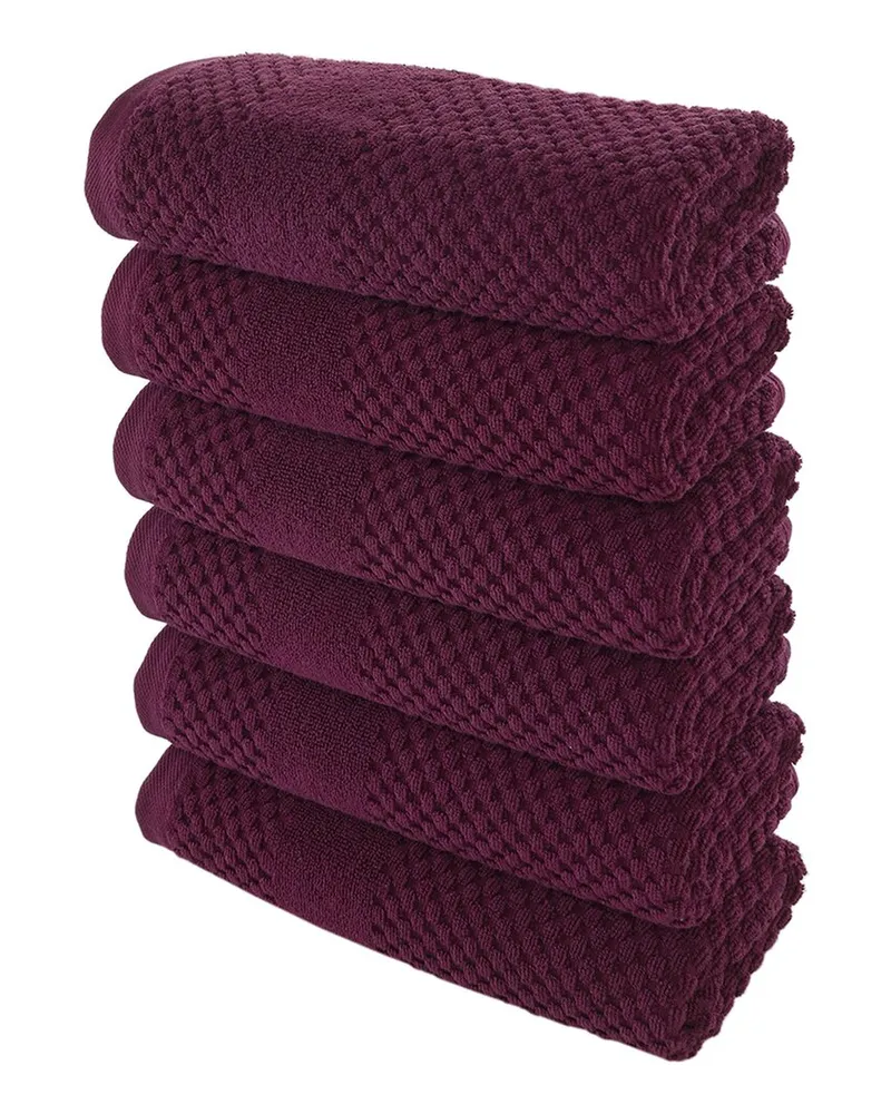 Alexis Antimicrobial Honeycomb Hand Towel Pack of 6 Nocolor