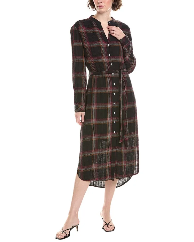 Bella Dahl Gauze Shirtdress Black