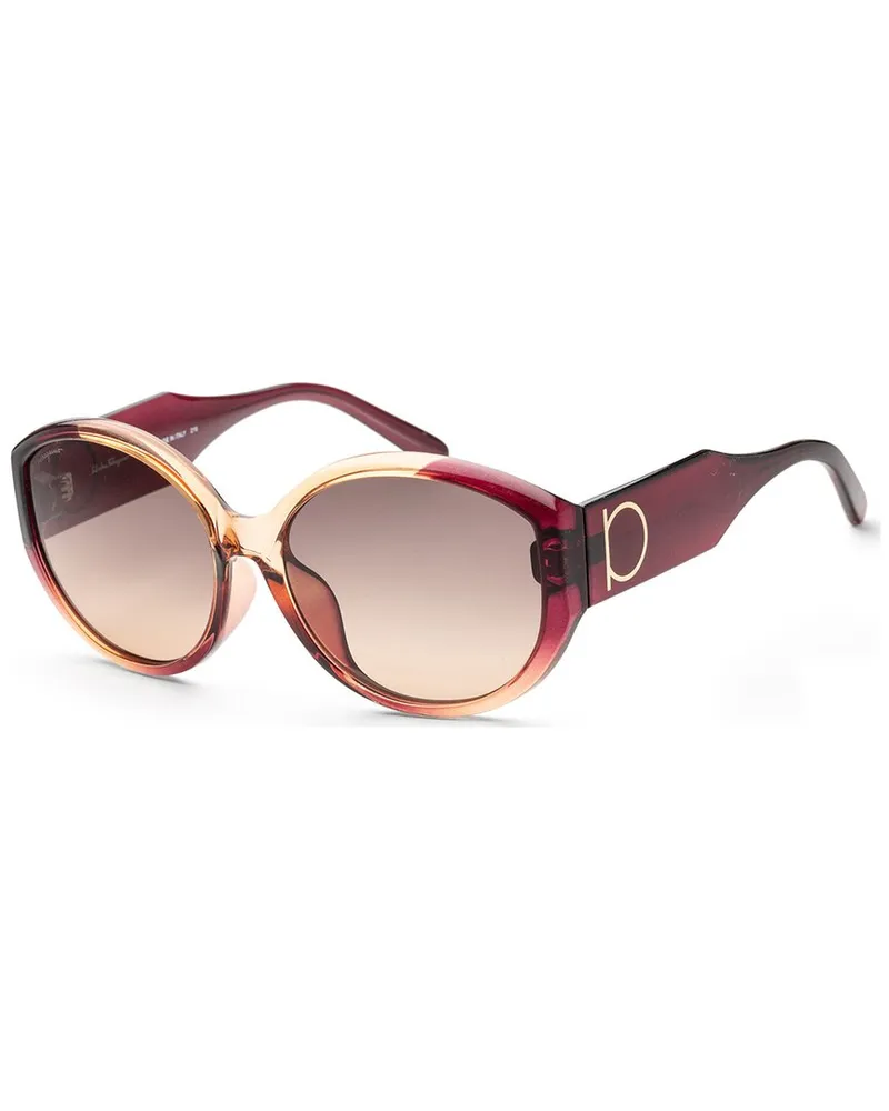 Ferragamo Women's SF947SA 59mm Sunglasses Red