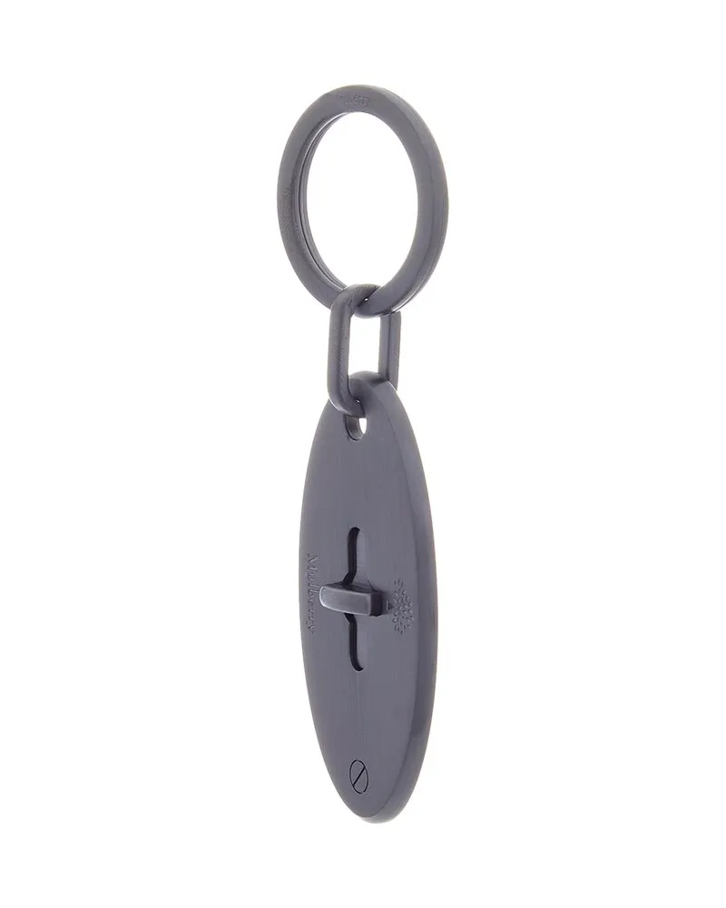 Mulberry Postman's Buckle Key Ring Black