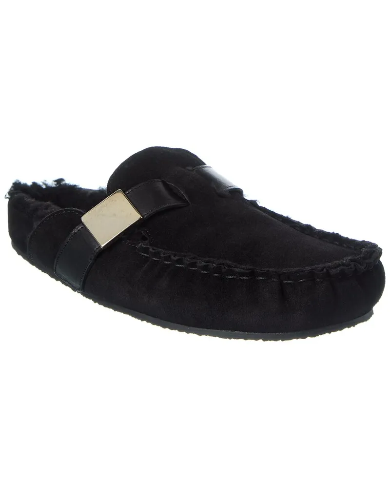 Officine Generale Officine Generale Suede Mule Black