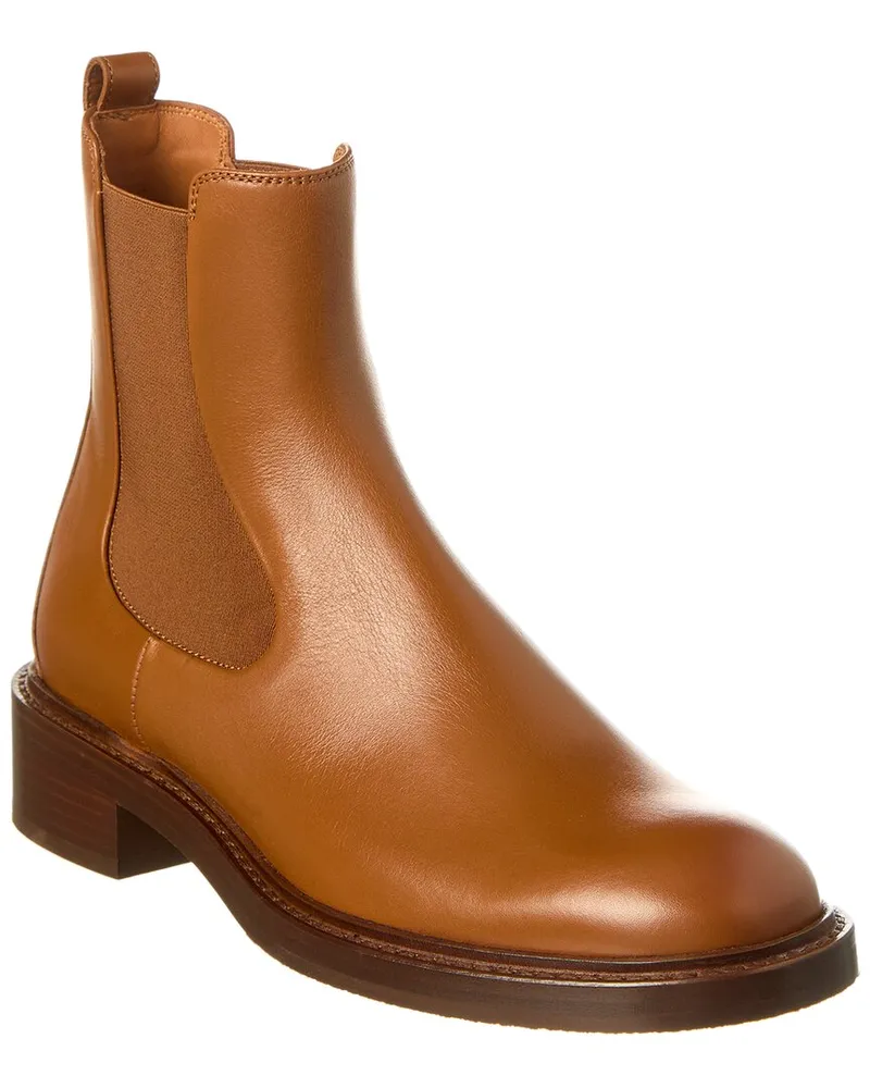 Chloé Marcie Leather Boot Brown