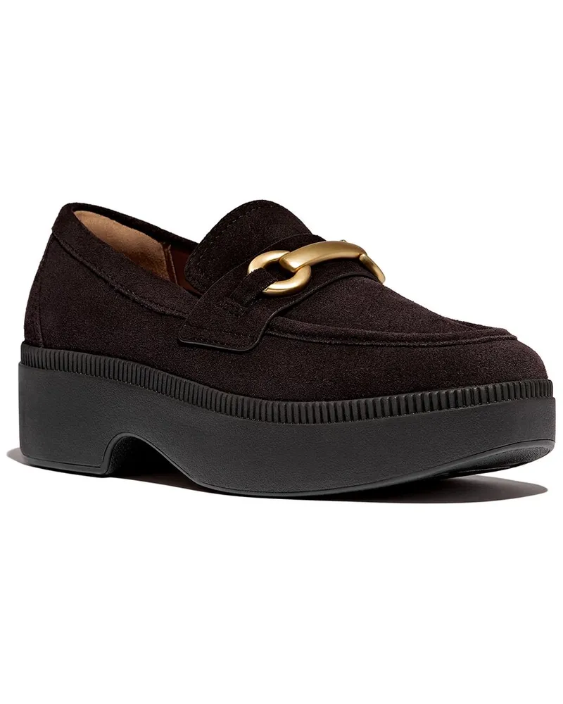 FitFlop F-Luma Suede Loafer Brown