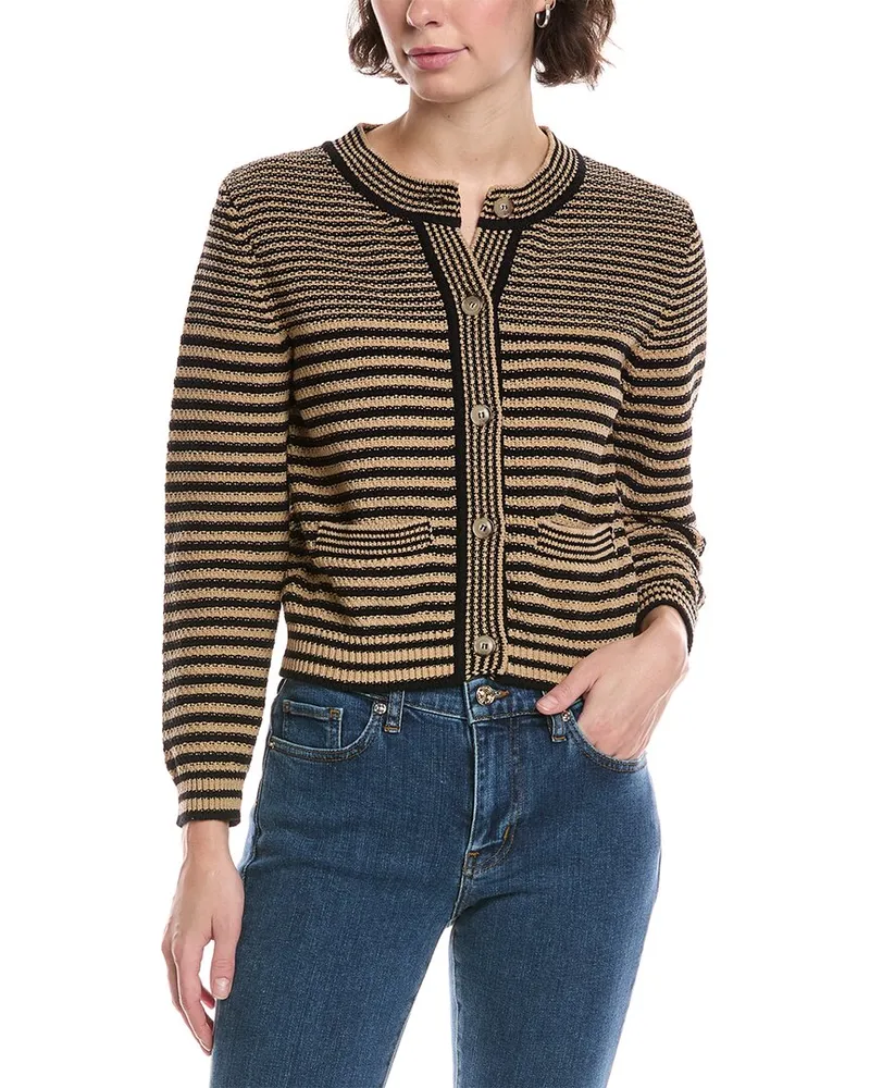 Frame Denim FRAME Compact Stripe Cardigan Nocolor