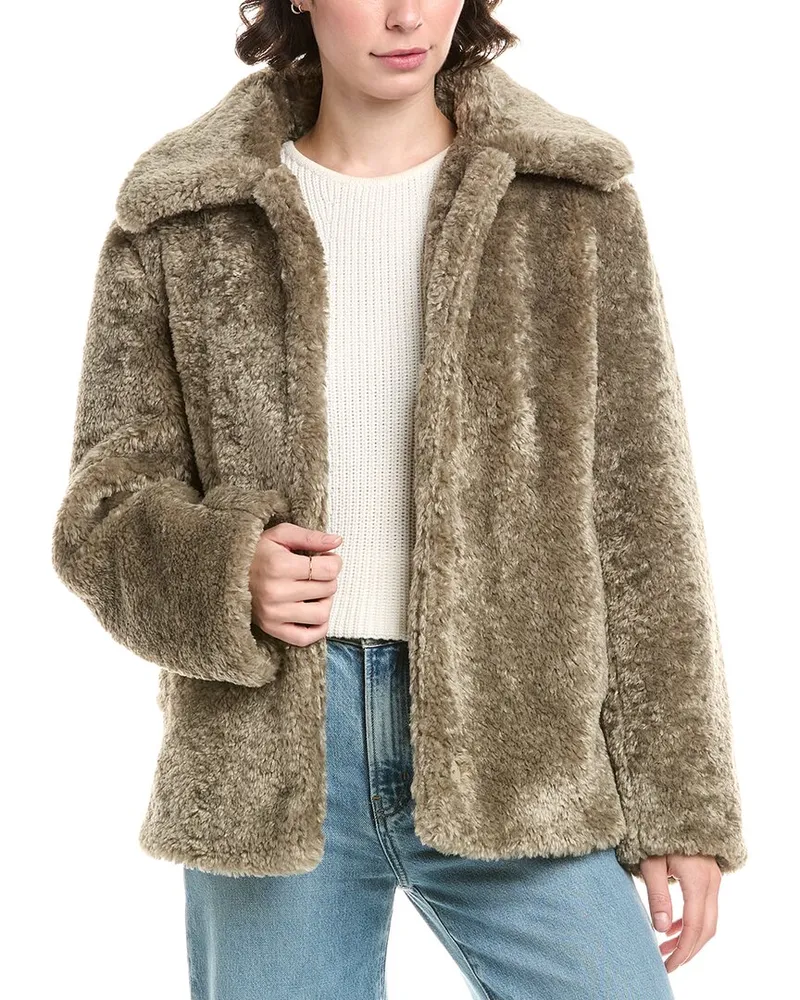 Sam Edelman Butter Teddy Jacket Green