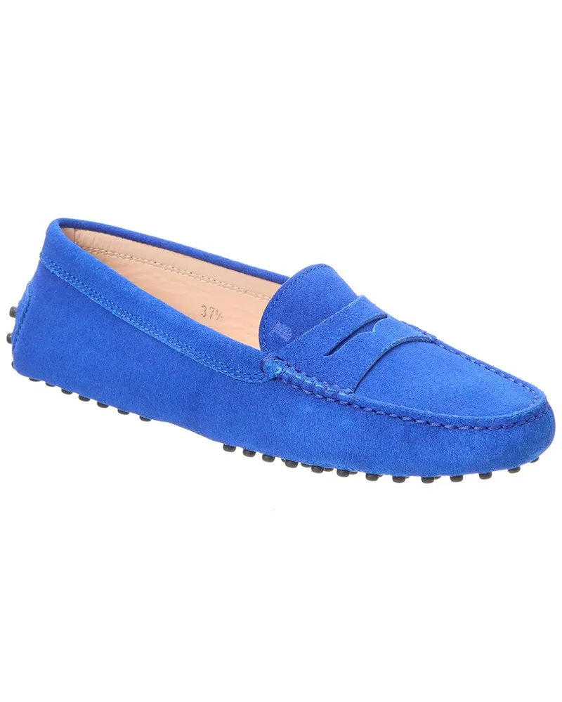 TOD'S TOD’s Gommino Suede Loafer Blue