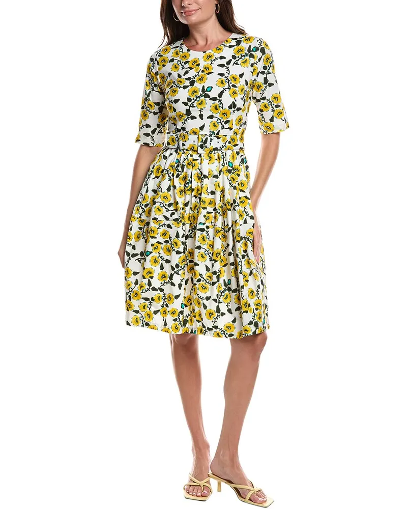 Samantha Sung Rachel A-Line Dress White