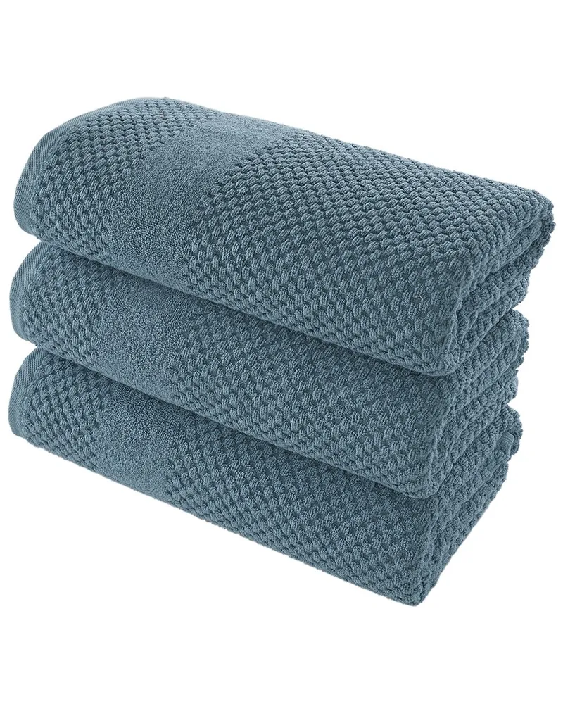 Alexis Antimicrobial Honeycomb Bath Towel Pack of 3 Nocolor