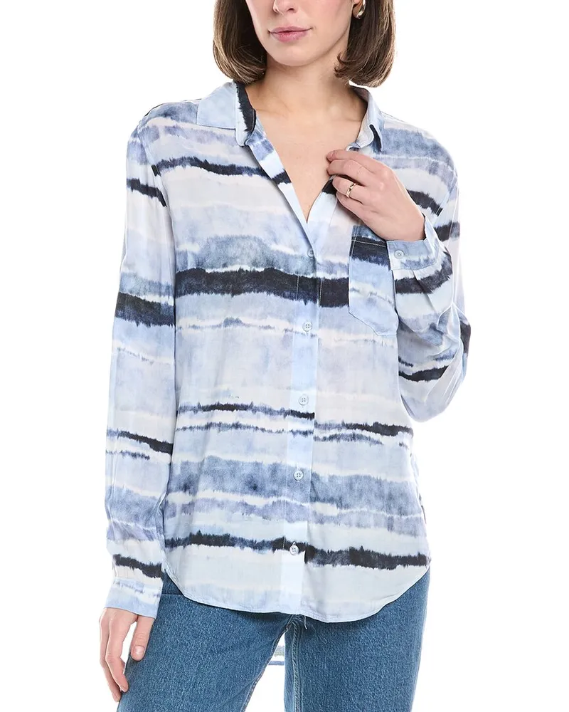 Bella Dahl Button-Up Shirt Blue