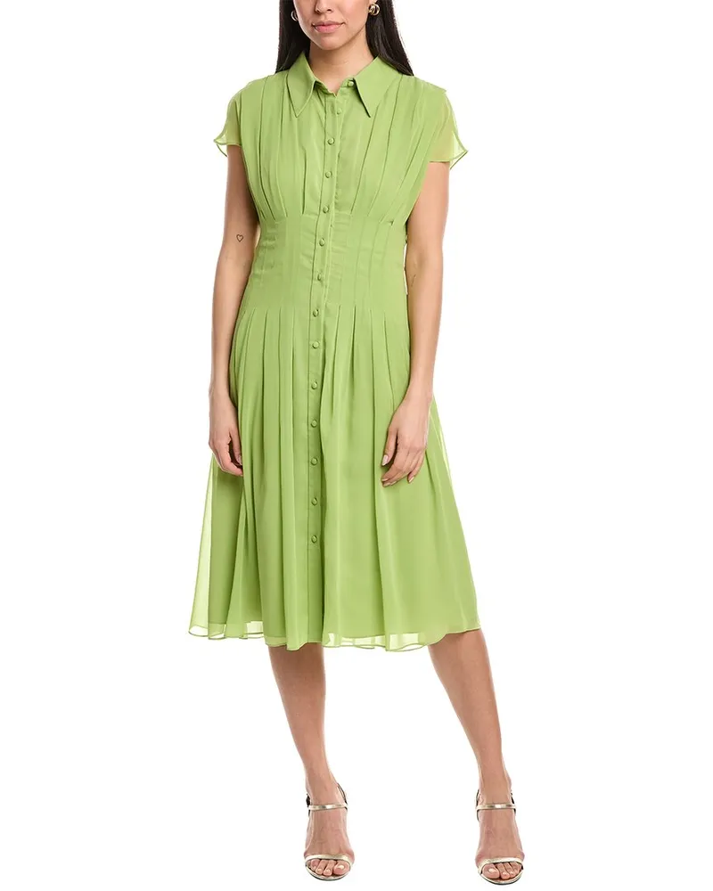 Mikael Aghal Midi Dress Green