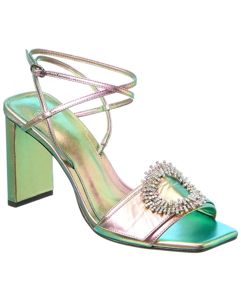 Alexandre Birman Madelina Pillar 85 Leather Sandal Pink