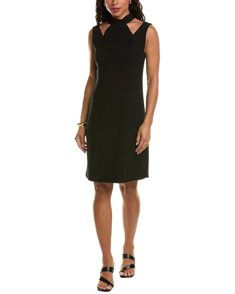 Elie Tahari Cutout Sheath Dress Black