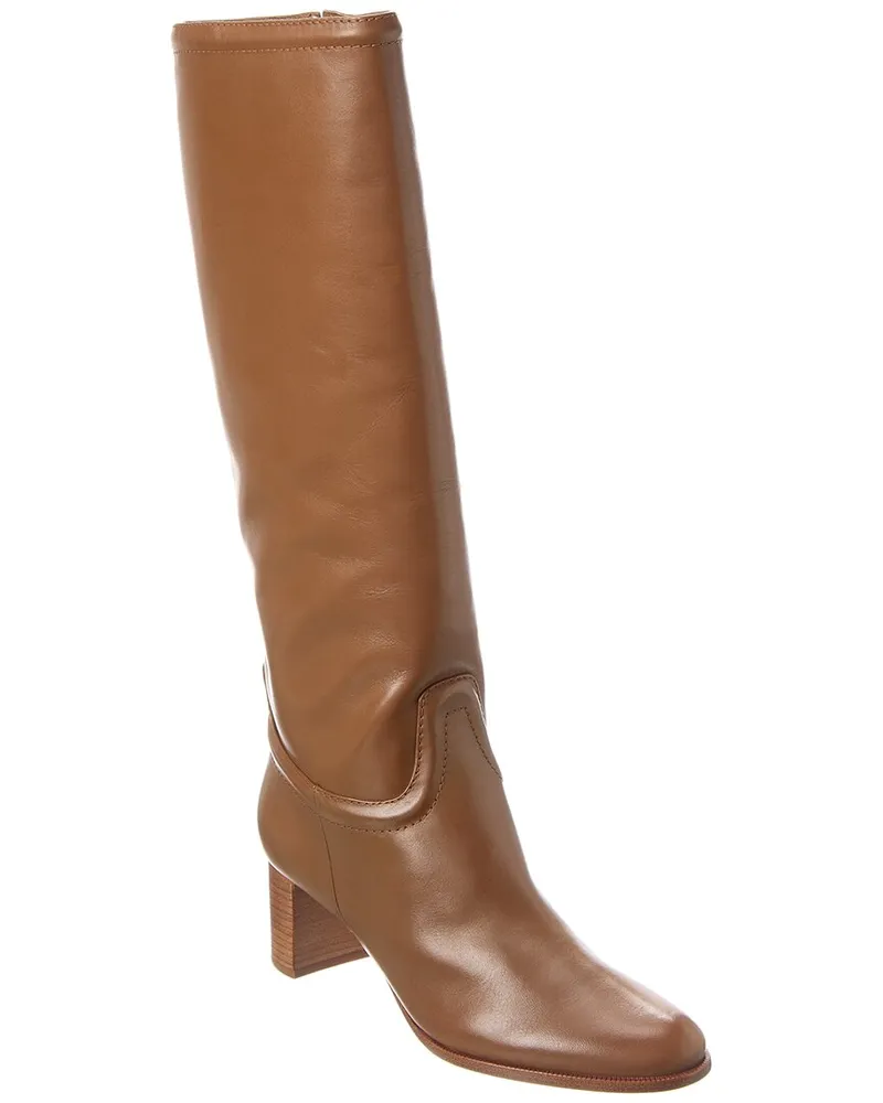 Alexandre Birman Lauren 60 Leather To-The-Knee Boot Brown