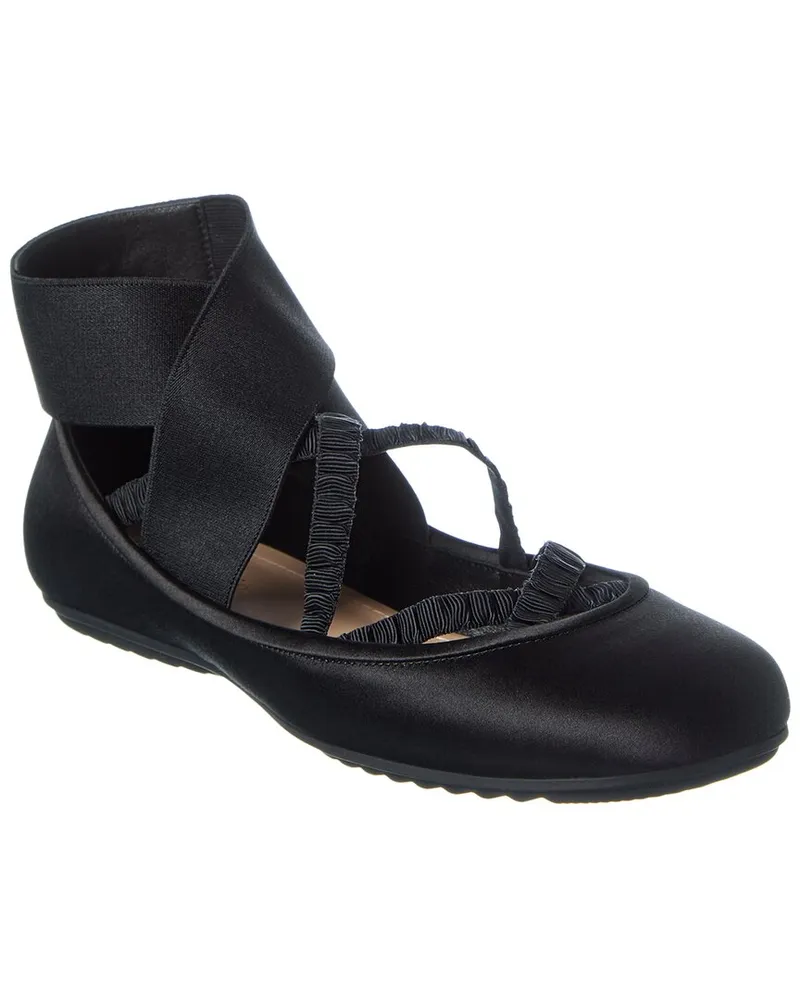 Dior Shade Leather Ballet Flat Black