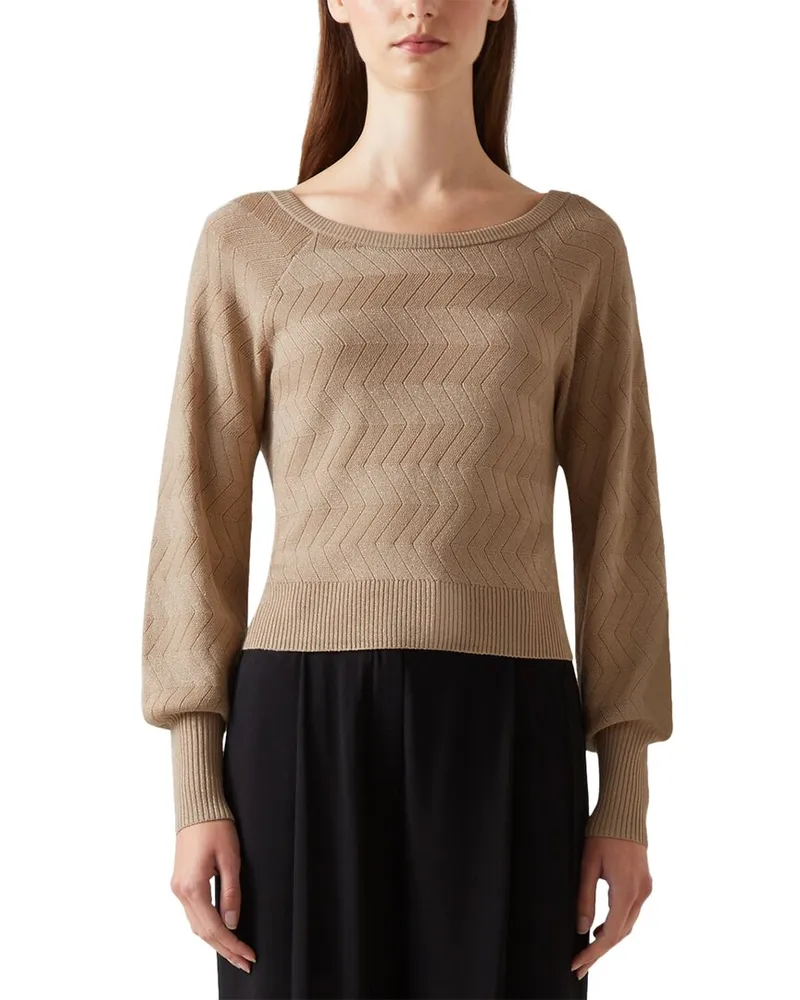 L.K.Bennett  Goldie Knitted Top Nocolor