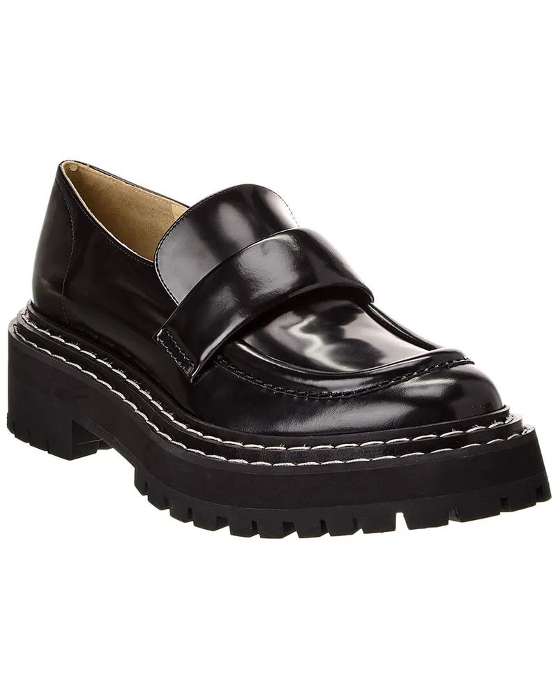 Proenza Schouler Leather Loafer Black