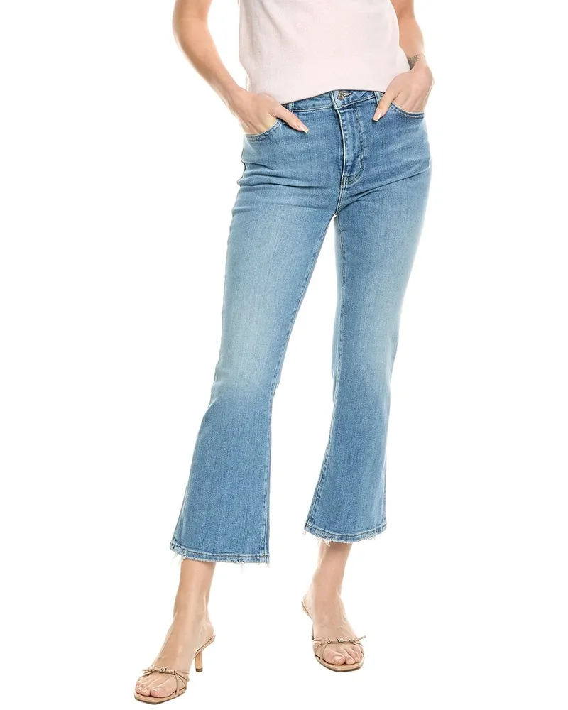 Frame Denim Le Crop Whimsy Mini Boot Jean Blue