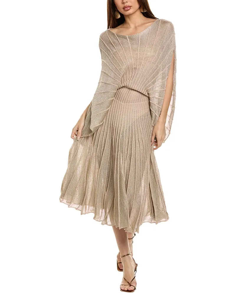 Stella McCartney Lurex Shine Maxi Dress Nocolor
