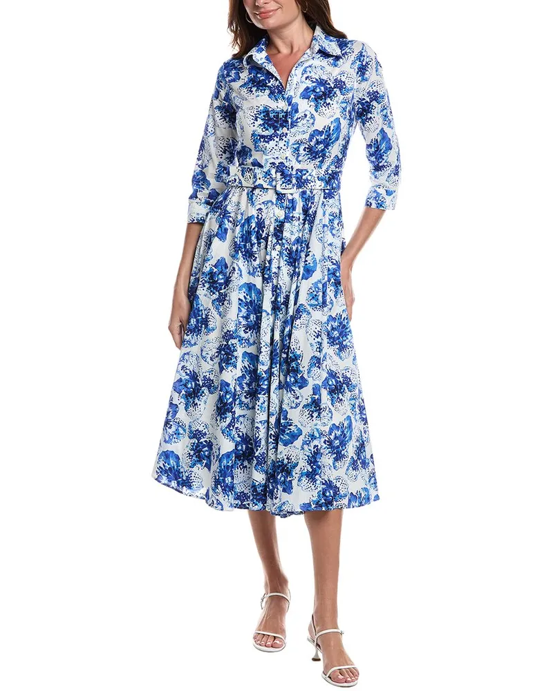 Samantha Sung Aster Midi Dress White