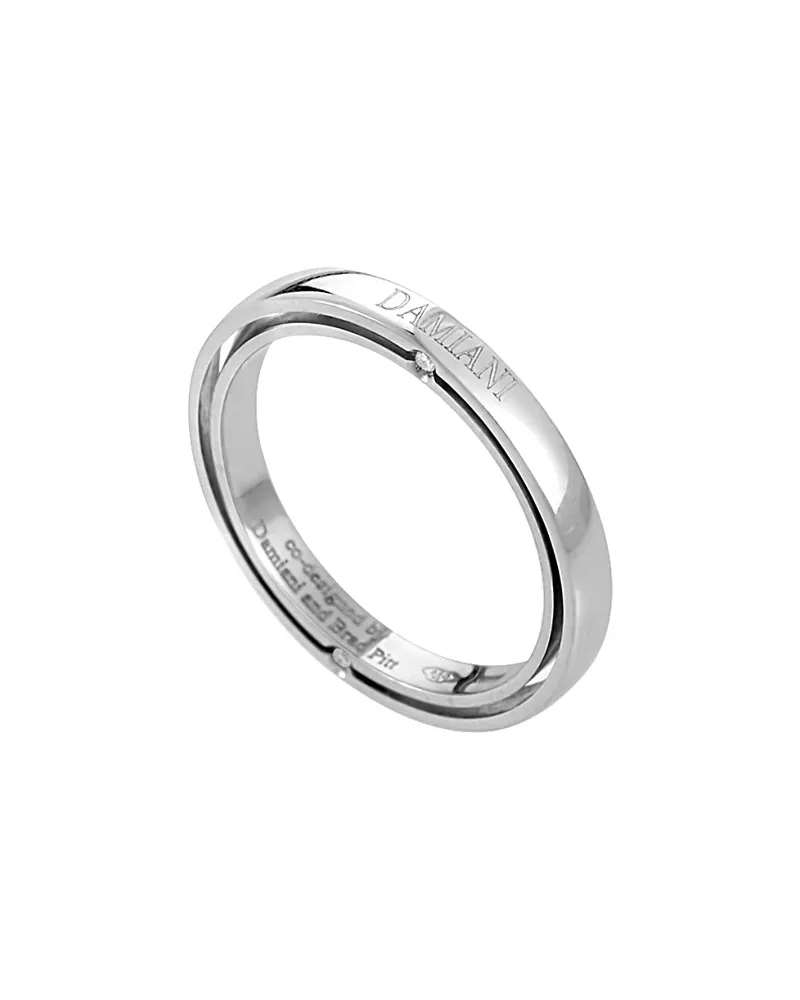 DAMIANI Platinum 0.03 ct. tw. Diamond Ring Nocolor