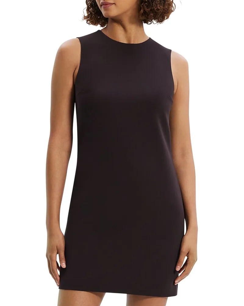 Theory Easy Shift Dress Brown