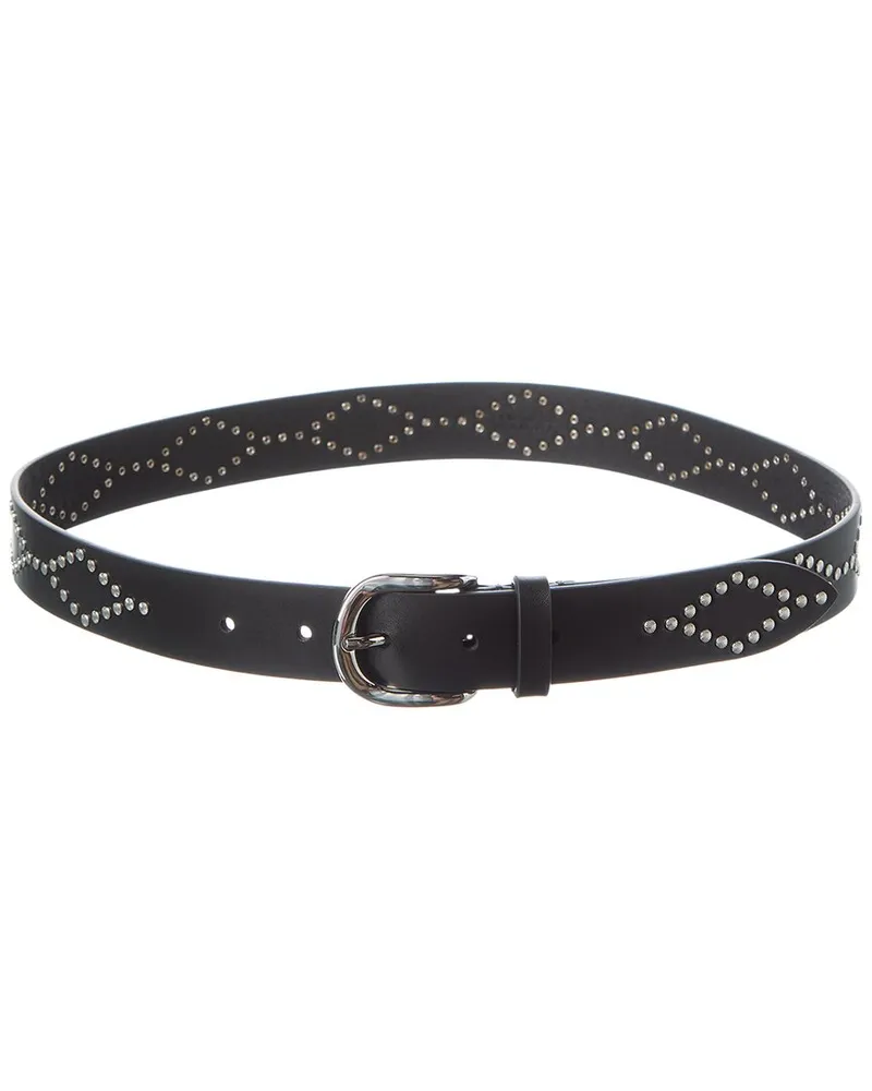 Isabel Marant Liliana Leather Belt Black