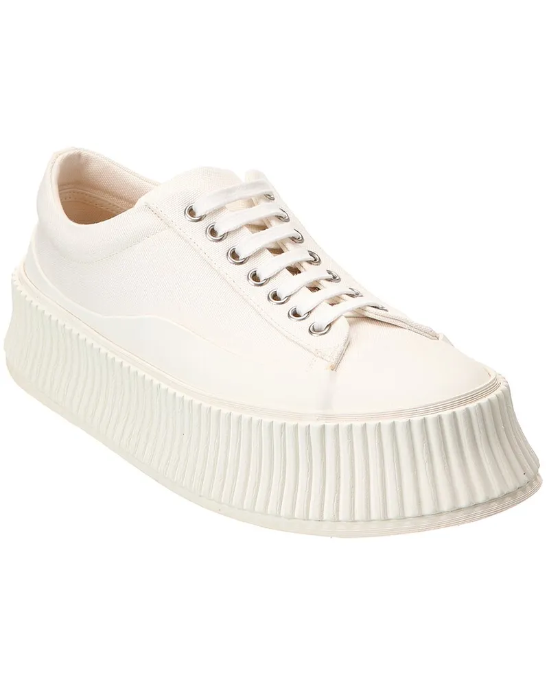 Jil Sander Canvas Sneaker White