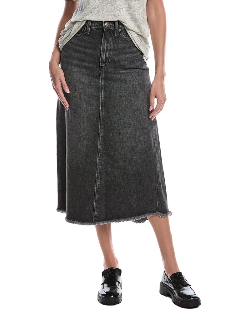 Johnny Was Vienna Midi Skirt Black