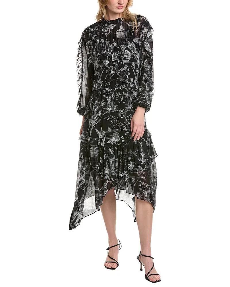 AllSaints Tessa Midi Dress Black