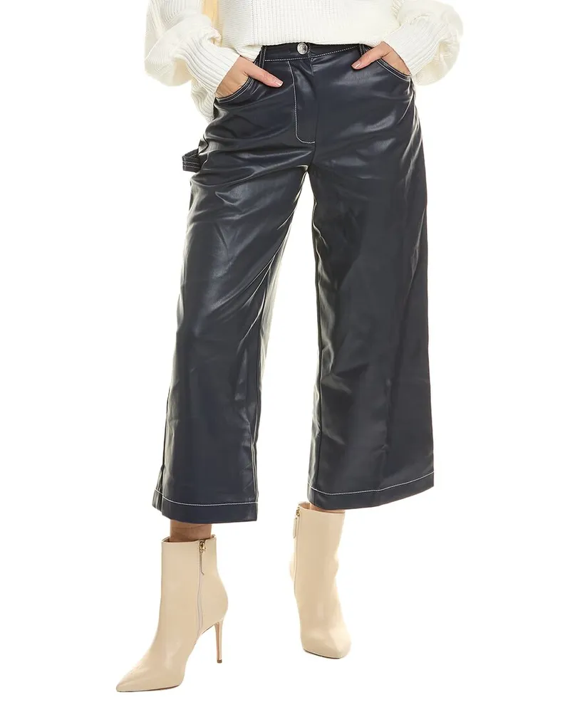 STAUD Cropped Domino Pant Blue