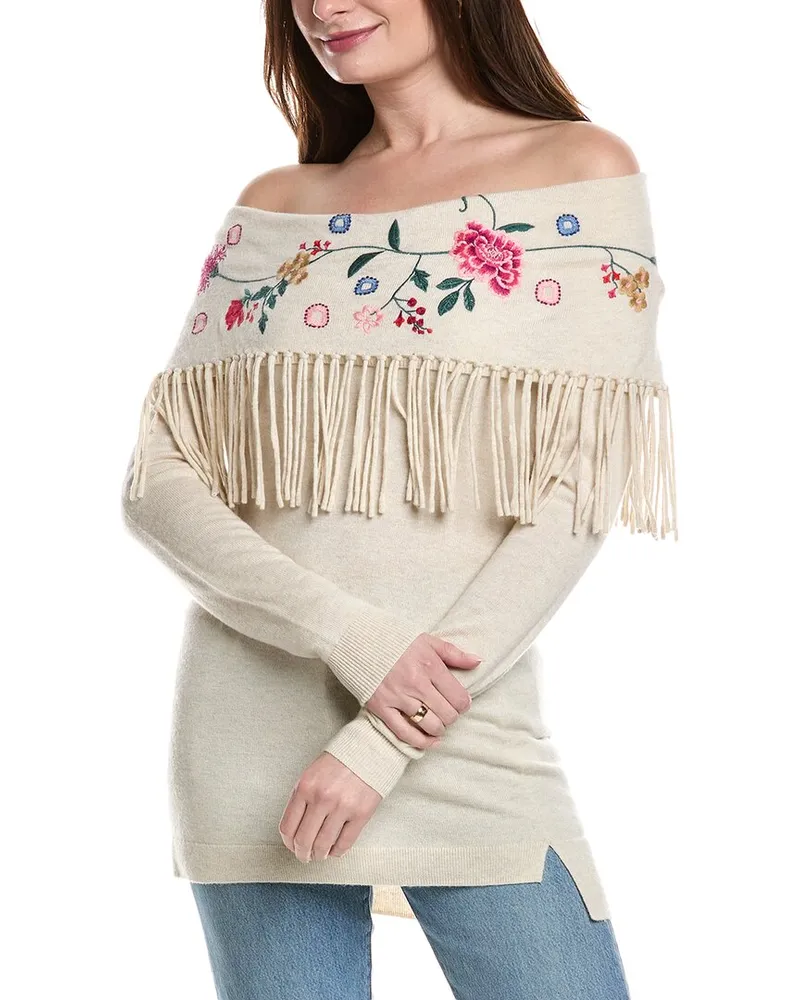 Johnny Was Nikkola Wool & Cashmere-Blend Sweater Nocolor
