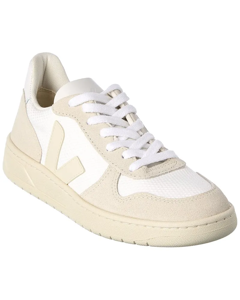 VEJA V-10 Leather Sneaker White