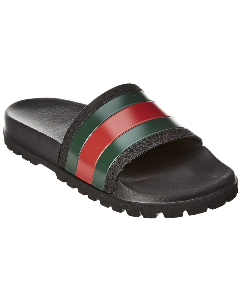 Gucci Web Rubber Slide Nocolor
