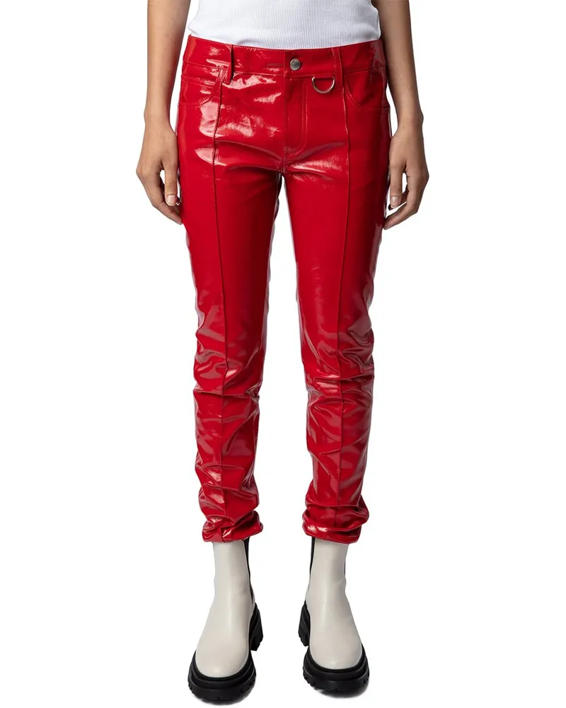Zadig & Voltaire Peko Vinyle Leather Pant Nocolor