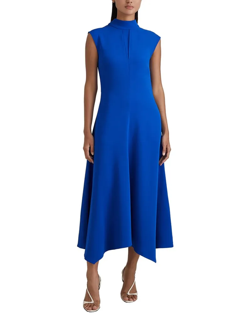 Reiss Libby Occasion Midi Dress Blue