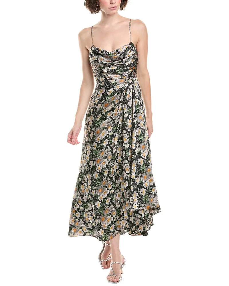 Cinq à Sept Cosmo Flowers Kasia Dress Black