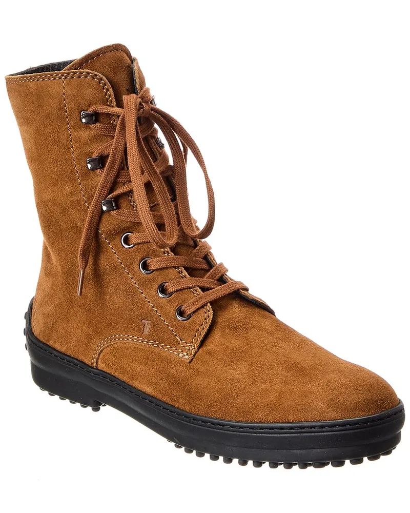 TOD'S Suede Boot Brown