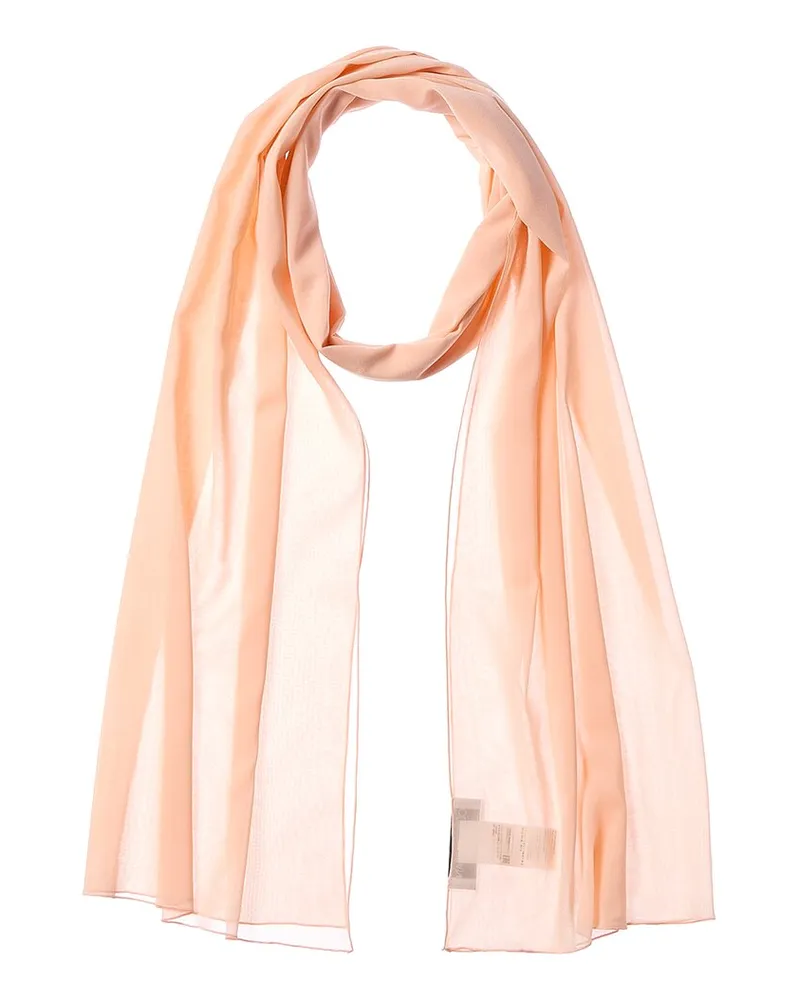 Dolce & Gabbana Chiffon Silk-Blend Scarf Pink