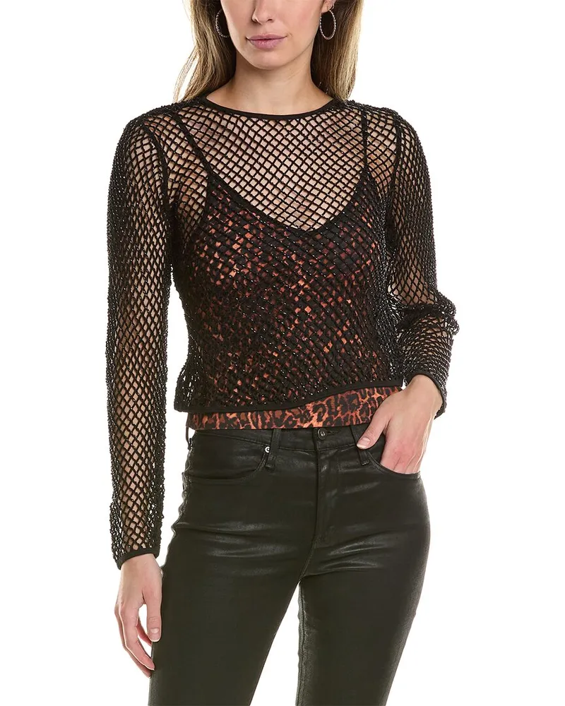 AllSaints Rosalie Top Black
