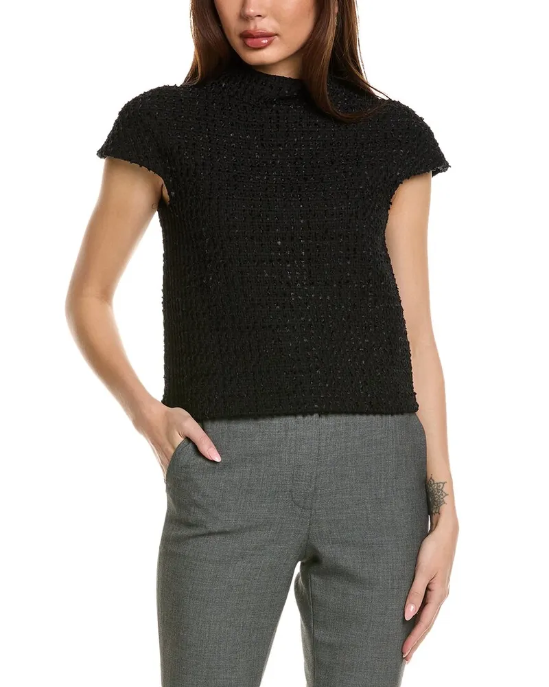Piazza Sempione Basketweave Top Black