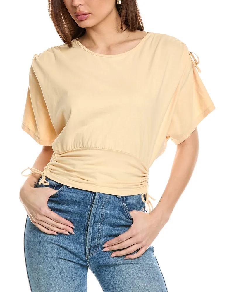 Isabel Marant Isabel Marant E'toile Tores Silk Blouse Beige