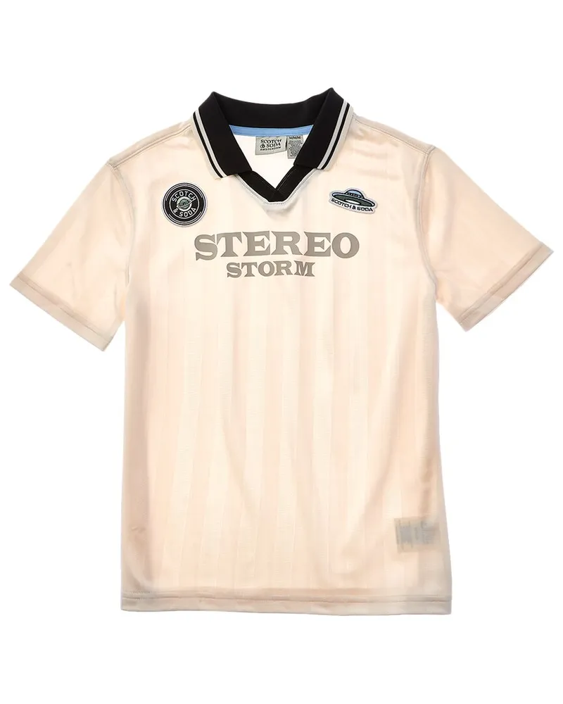 Scotch&Soda Soccer Shirt Beige